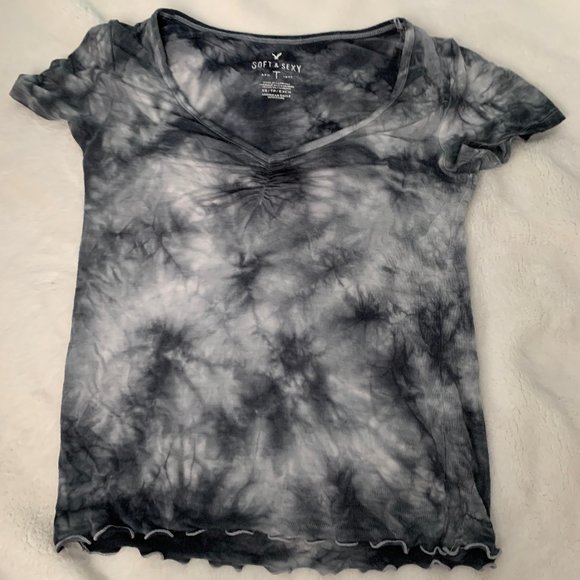 American Eagle Soft and Sexy Tie-dye T-shirt - Picture 3 of 4